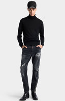 Jeans DSQUARED2, Moldy Peaches Black New Biker Jeans 4