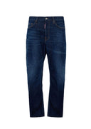 Jeans DSQUARED2, Dark Clean Bro Jeans, Bleumarin