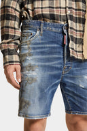 Pantaloni scurti DSQUARED2, Muffa Marine, Short Jeans