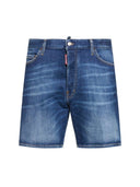 Pantaloni scurti DSQUARED2, Marine denim shorts