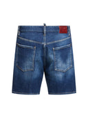 Pantaloni scurti DSQUARED2, Marine denim shorts