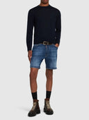 Pantaloni scurti DSQUARED2, Marine denim shorts