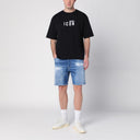 Pantaloni scurti DSQUARED2, Marine Distressed Denim Shorts, Blue