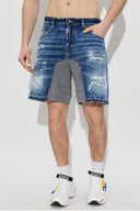 Bermude DSQUARED2, Medium Ripped Wash Hybrid Shorts