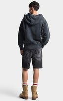 Bermude DSQUARED2, Black Fog Wash Marine Shorts