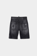 Bermude DSQUARED2, Black Fog Wash Marine Shorts