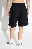 Bermude DSQUARED2, SCHWARZ Baumwollshorts mit gesticktem Logo