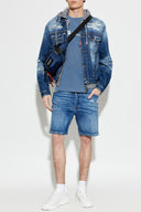 Bermude DSQUARED2, AZUL MARINO Shorts vaqueros ‘Marine’, Bleu