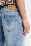Bermude DSQUARED2, Light Diagonale Wash Marine Shorts