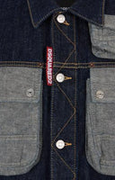 Jacheta DSQUARED2, Cropped Jean Jacket