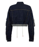 Jacheta DSQUARED2, Cropped Jean Jacket