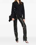Jacheta DSQUARED2, BLACK Blazer with multiple pockets