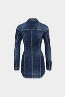 Rochie DSQUARED2, Dark Denim, Bustier Design