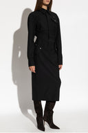 Rochie DSQUARED2,  Rochie din lana cu deschidere la spate