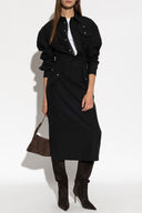Rochie DSQUARED2,  Rochie din lana cu deschidere la spate