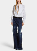 CAMASA DSQUARED2, Tuxedo, Front Plastron Detail, White
