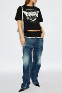 Tricou DSQUARED2, Negru, Glamour Ghoul