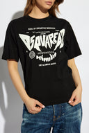 Tricou DSQUARED2, Negru, Glamour Ghoul