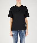 Tricou DSQUARED2, Small Front Logo, Red Details, Black