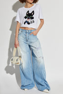 Tricou DSQUARED2, French Bulldog Print