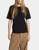 Tricou DSQUARED2, Easy Fit Crystal Logo, Black