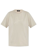 Tricou DSQUARED2, Logo Signature Print, Beige