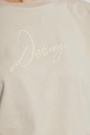 Tricou DSQUARED2, Logo Signature Print, Beige