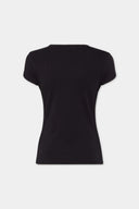 Tricou DSQUARED2, Mini Fit Maple Leaf, Black
