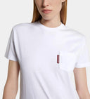 Tricou DSQUARED2, Just Right Fit, Red Label, White
