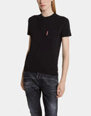 Tricou DSQUARED2, Just Right Fit, Red Label, Black