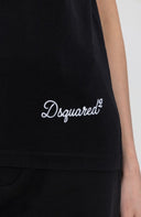 Tricou DSQUARED2, D2 Signature Just Right Fit T-Shirt, Black