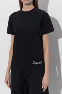 Tricou DSQUARED2, D2 Signature Just Right Fit T-Shirt, Black