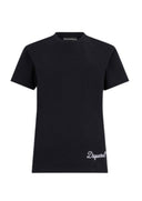 Tricou DSQUARED2, D2 Signature Just Right Fit T-Shirt, Black
