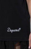 Tricou DSQUARED2, Dsquared2 BLACK T-shirt with logo