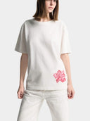 Tricou DSQUARED2, Hibiscus Breezy Fit T-Shirt