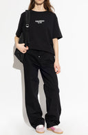 Tricou DSQUARED2, Dsquared2 BLACK T-shirt with printed logo