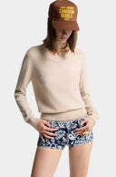 Bluza DSQUARED2, D2 Upside Down V Neck Pullover