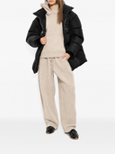Hanorac DSQUARED2, Beige Hooded Sweatshirt