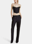 PANTALONI DSQUARED2, Daisy Tuxedo, Wool, Black