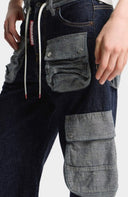 Pantaloni DSQUARED2, Dark Weight Wash Loose Twist Jeans