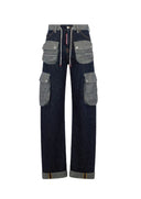 Pantaloni DSQUARED2, Dark Weight Wash Loose Twist Jeans