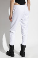 Pantaloni Dsquared2, Sweatpants with embroidered logo, Alb