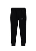 Pantaloni Dsquared2, Sweatpants with embroidered logo, Negru