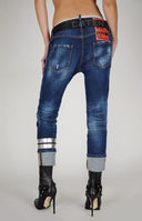 Jeans Dsquared2, Insertie Silver, Denim