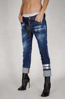 Jeans Dsquared2, Insertie Silver, Denim