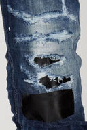 Jeans Dsquared2,  Cu insertii metalice pe buzunare, Blue