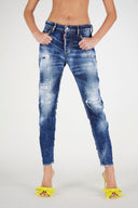 Jeans DSQUARED2, Skinny Dan Jean, Blue Denim