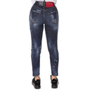 BLUGI  DSQUARED2, High Waist Cropped Twiggy Jeans, S75LB0623S30664470