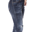 BLUGI  DSQUARED2, High Waist Cropped Twiggy Jeans, S75LB0623S30664470