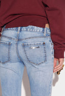 Jeans DSQUARED2, Twiggy Light Wash Medium Waist Cropped, Bumbac